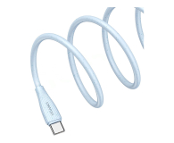 USAMS Kabel Green Series SJ714 18W 3A USB-A do USB-C 1m niebieski - 1568992 - zdjęcie 3